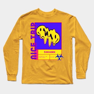 Nice Trip Psychedelic Design Long Sleeve T-Shirt